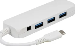 Ativa® 4-Port USB-C 3.0 Hub, White, 41508