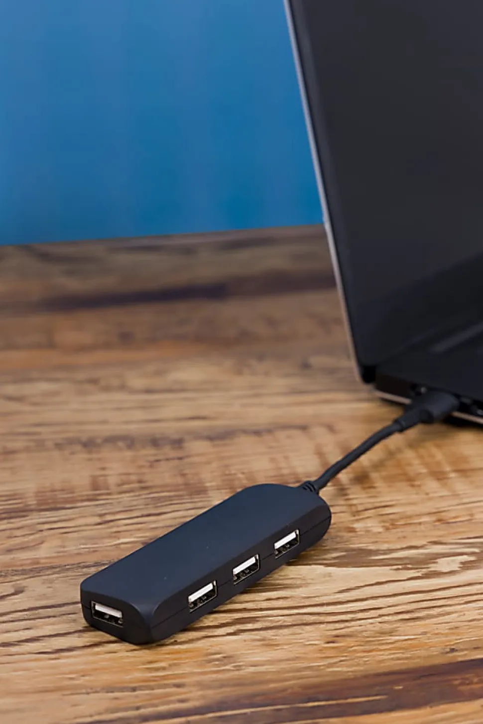 Ativa® 4-Port USB 2.0 Hub, Black, 41512