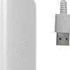 Ativa® 4-Port USB 2.0 Hub, 8.1"H x 3"W x 1.2"D, Silver, 58569
