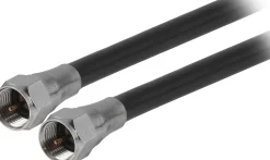 Ativa® RG6 Coaxial Cable, 6’, Black, 26894