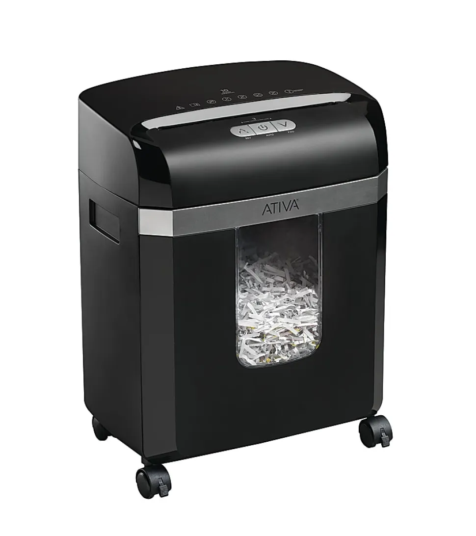 Ativa® 10-Sheet Cross-Cut Shredder, C187-H