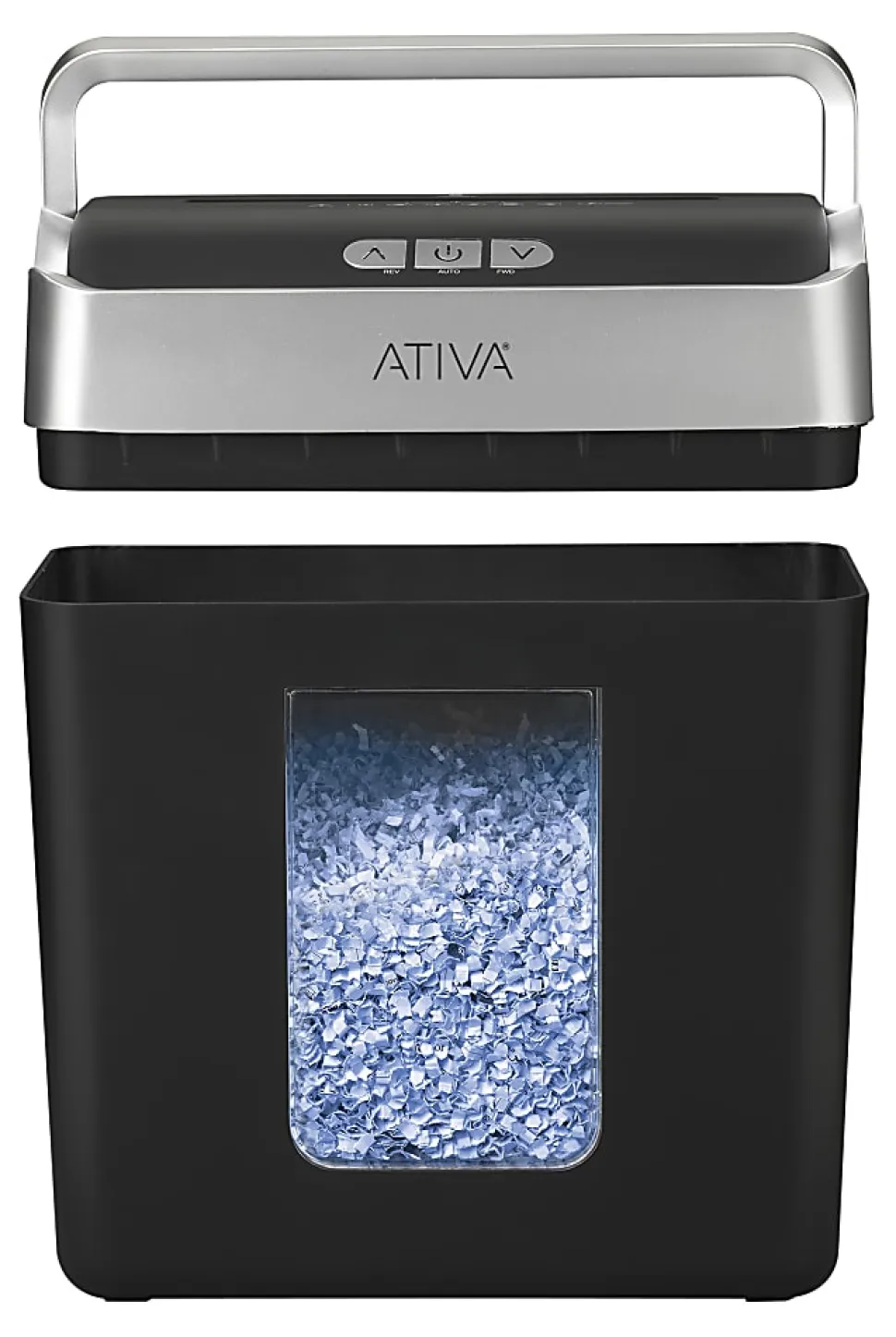 Ativa® 8-Sheet Micro-Cut Lift-Off Shredder With Handle, OMM83B