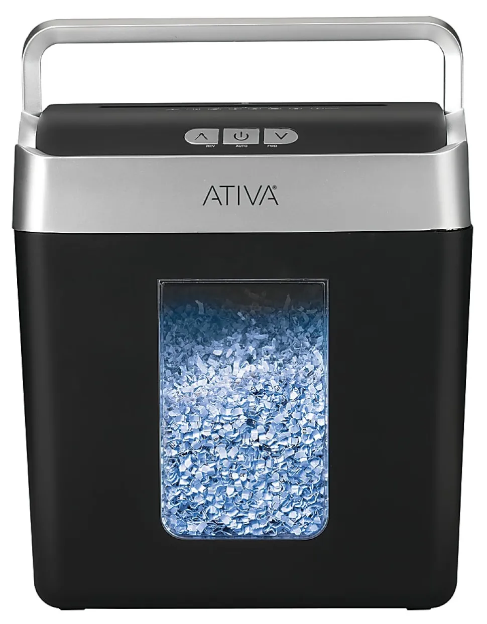 Ativa® 8-Sheet Micro-Cut Lift-Off Shredder With Handle, OMM83B