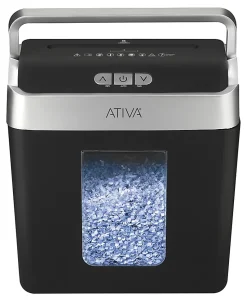 Ativa® 8-Sheet Micro-Cut Lift-Off Shredder With Handle, OMM83B
