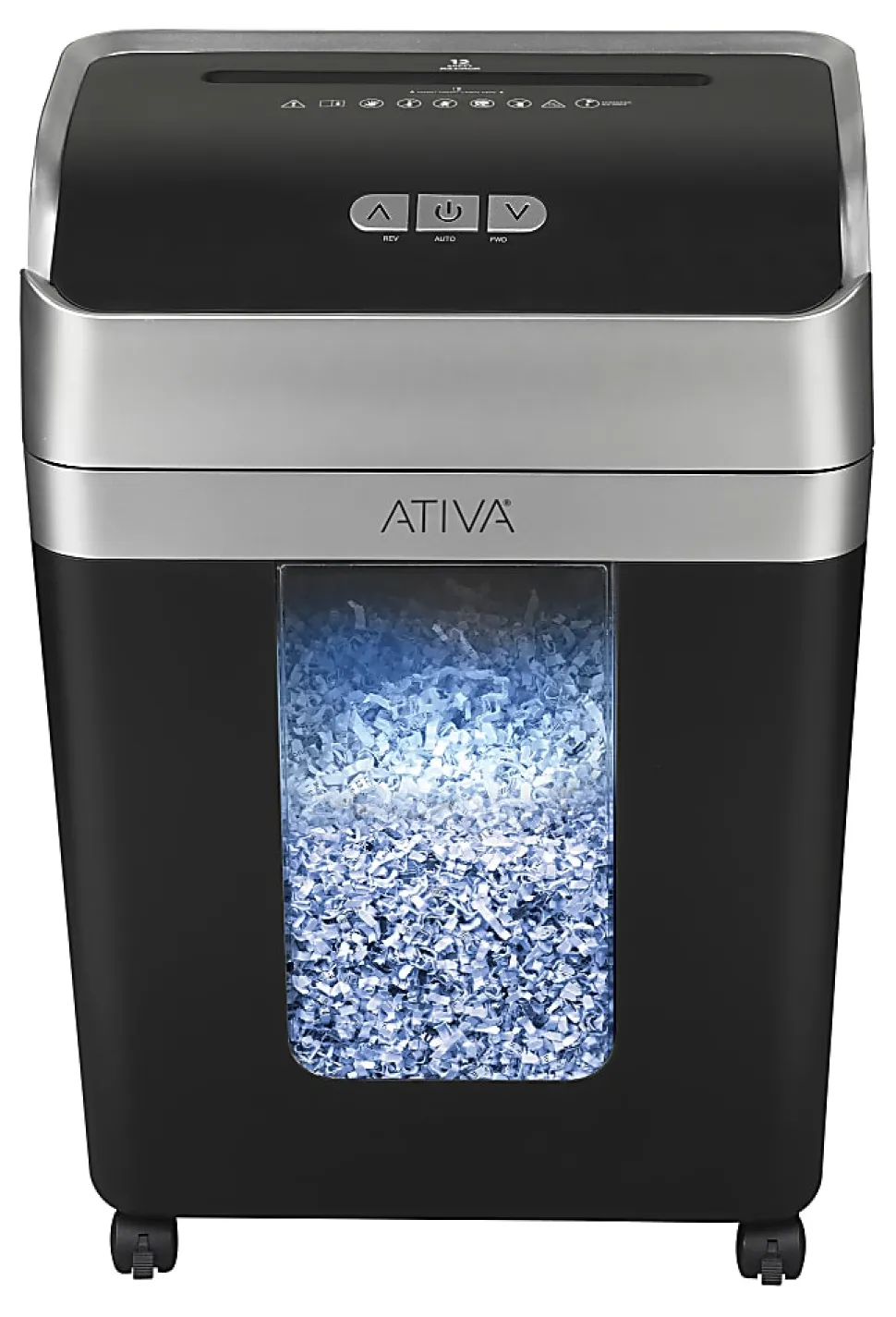 Ativa® 12-Sheet Micro-Cut Shredder, A12MC19