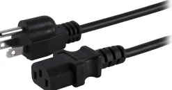 Ativa® Universal AC Replacement Power Cord, 10’, Black, 26897