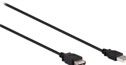 Ativa® USB 2.0 Extension Cable, 6’, Black, 26858