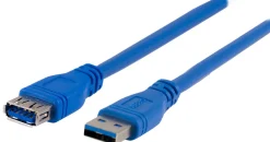 Ativa® USB 2.0 Extension Charging Cable, 6’, Blue, 26900