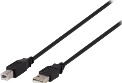 Ativa® USB 2.0 Printer Cable, 6ft, Black, 26855