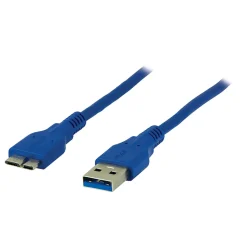 Ativa® USB 3.0 to Micro B Cable, 3’, Blue, 27517