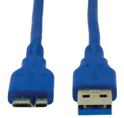 Ativa® USB 3.0 to Micro B Cable, 3’, Blue, 27517