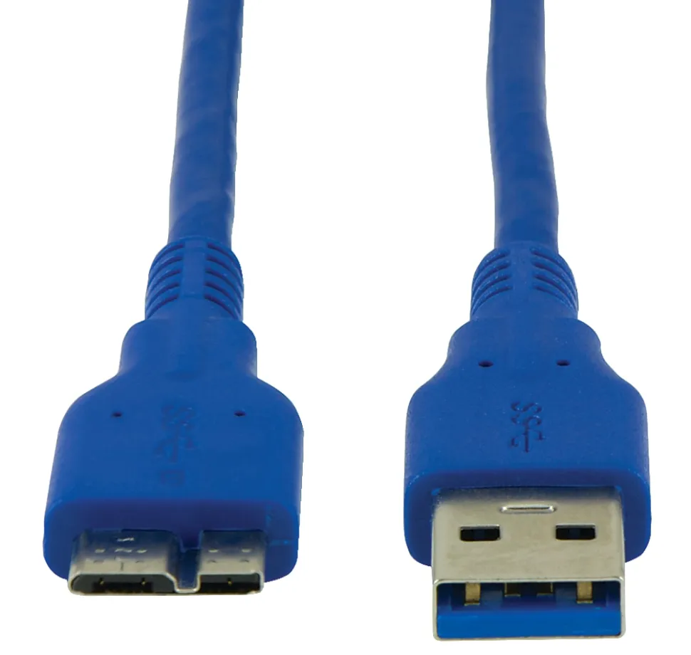 Ativa® USB 3.0 to Micro B Cable, 3’, Blue, 27517