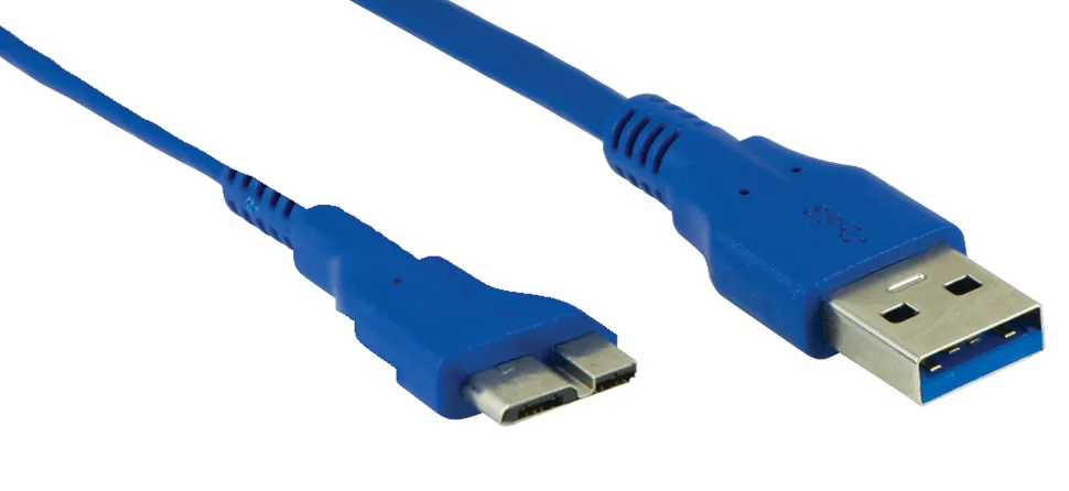 Ativa® USB 3.0 to Micro B Cable, 3’, Blue, 27517