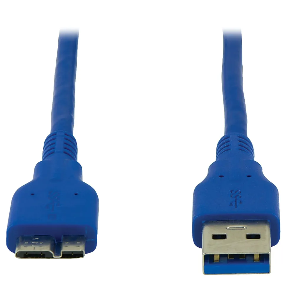 Ativa® USB 3.0 to Micro B Cable, 3’, Blue, 27517