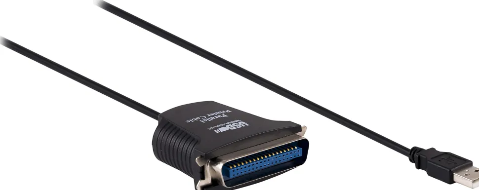Ativa® USB to Parallel Printer Adapter Cable, 6'