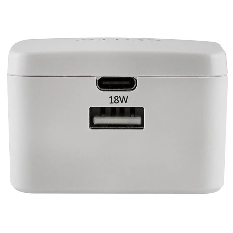 Ativa® USB Type-A And USB Type-C Wall Charger, White, 45868
