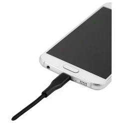 Ativa® USB Type-A To Micro USB Cable, 3', Black, 45849