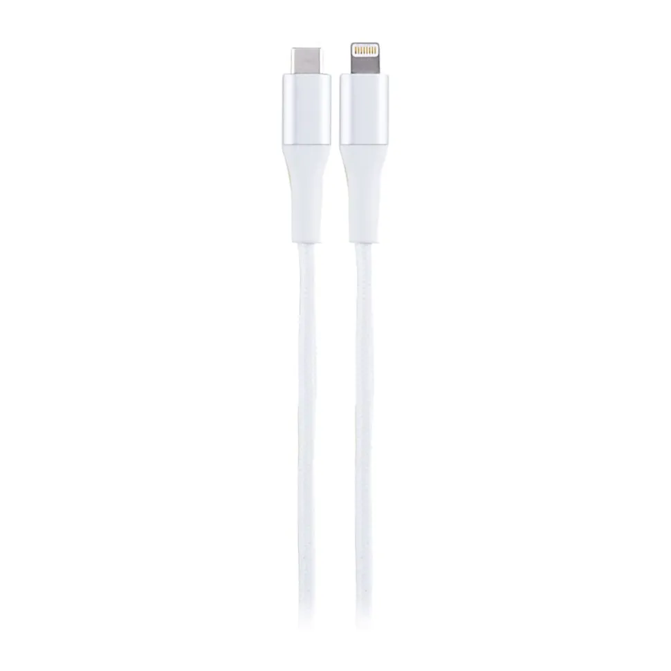 Ativa® USB Type-C To Lightning Cable, 6', White, 45848