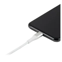 Ativa® USB Type-C To Lightning Cable, 6', White, 45848