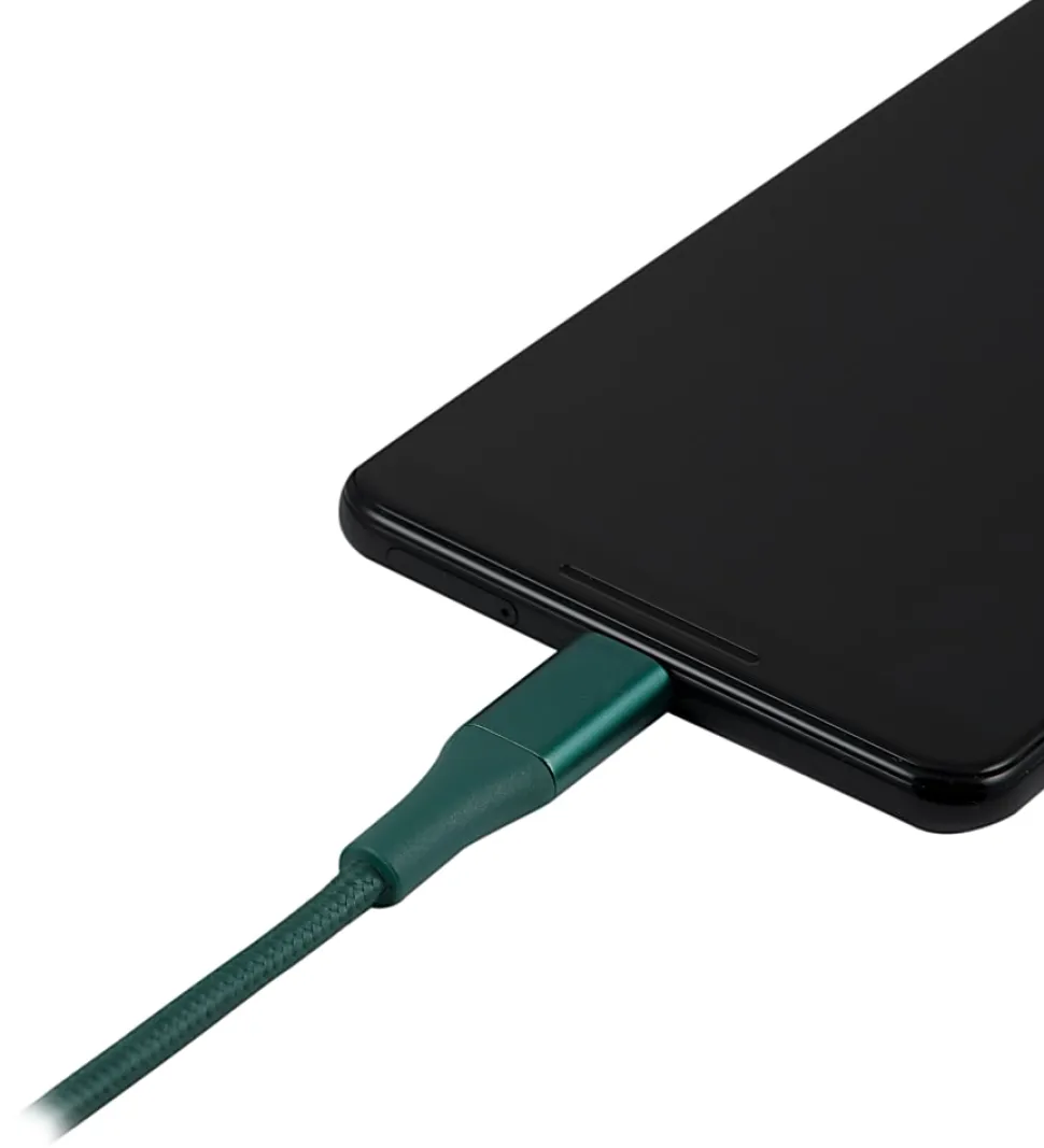 Ativa® USB Type-C To USB Type-A Cable, 6', Emerald, 45398