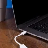 Ativa® USB 3.0 USB-C to USB-A Adapter, 5.9", White, 32454