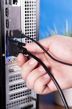Ativa® VGA Monitor Cable, 6’, Black, 26845