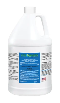Atmosphere Cleaner/Disinfectant/Deodorizer, Unscented, 128 Oz Bottle, Case Of 4