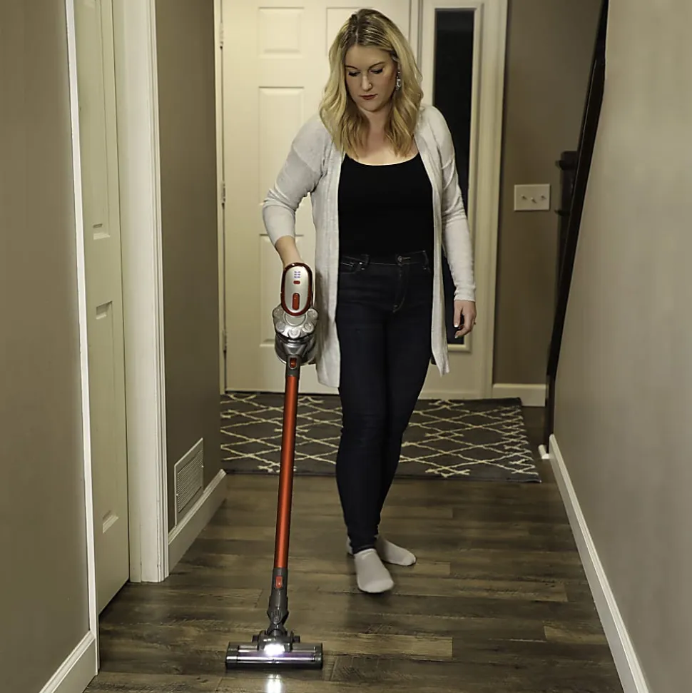 Atrix Rapid Red Cordless Bagless Stick Vacuum