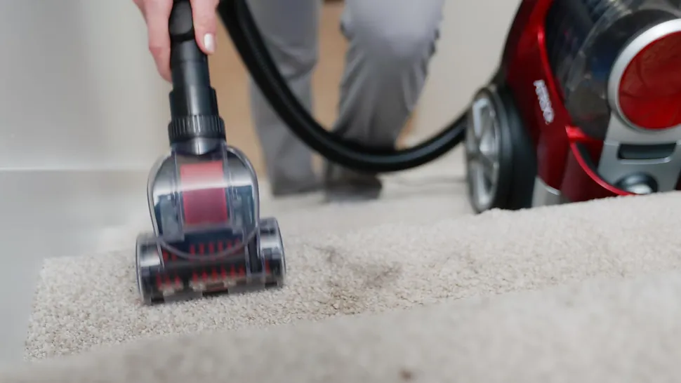 Atrix Vortex Bagless Canister Vacuum With HEPA Filtration, Red