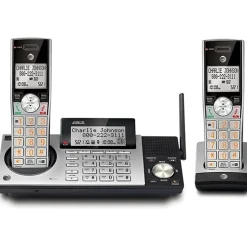 AT&T CL83215 2 Handset DECT 6.0 Cordless Phone with Digital Answering System