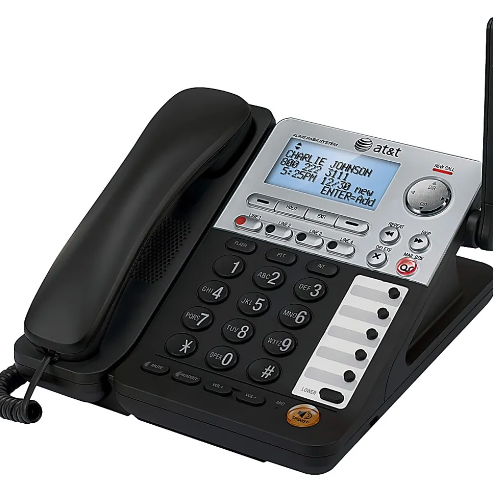 AT&T SB67148 SynJ 4-Line Cordless Deskset