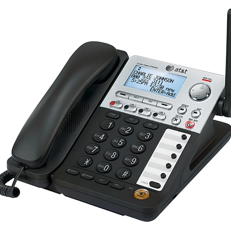 AT&T SB67148 SynJ 4-Line Cordless Deskset