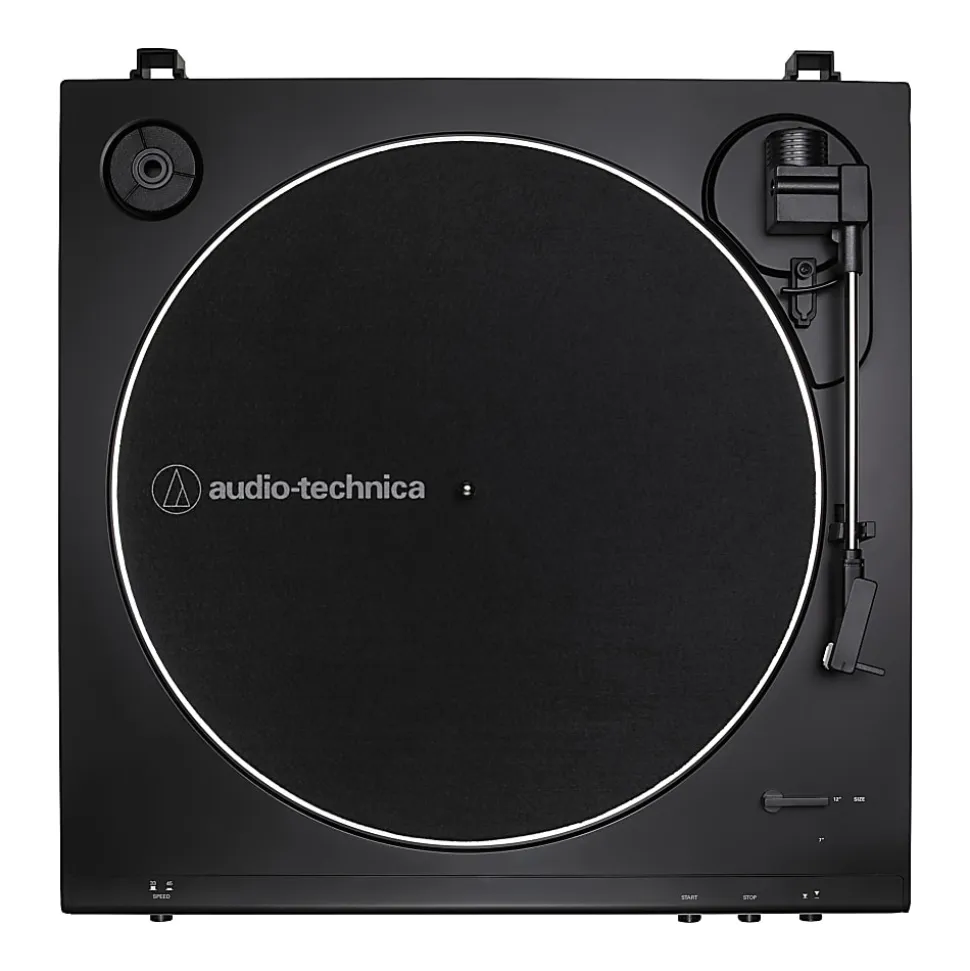 Audio-Technica AT-LP60X 2-Speed Fully Automatic Belt-Drive Stereo Turntable, Black