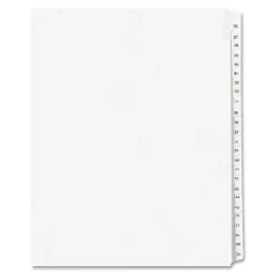 Avery® Allstate® Style Collated Legal Exhibit Dividers, 8 1/2