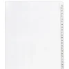 Avery® Allstate®-Style Collated Legal Exhibit Dividers, 8 1/2" x 11", White Dividers/White Tabs, 51–75, Pack Of 25 Tabs