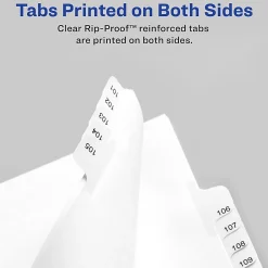 Avery® Allstate®-Style Collated Legal Exhibit Dividers, 8 1/2