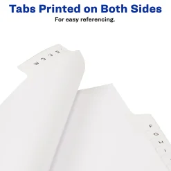 Avery® Allstate®-Style Collated Legal Exhibit Dividers, 8 1/2