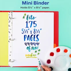 Avery® + Amy Tangerine Designer Collection 3-Ring Mini Binder, 1