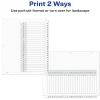 Avery® A-Z Tab Dividers, 8-1/2" x 11", Black/White, Pack Of 26 Dividers
