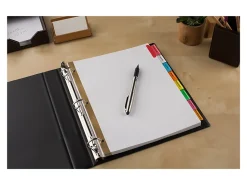 Avery® Big Tab™ Insertable Dividers, Gold Reinforced, White/Multicolor, 8-Tab