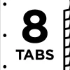 Avery® Big Tab™ Printable Label Dividers, Easy Peel®, 8 1/2" x 11", 8 Tabs, White, 1 Set