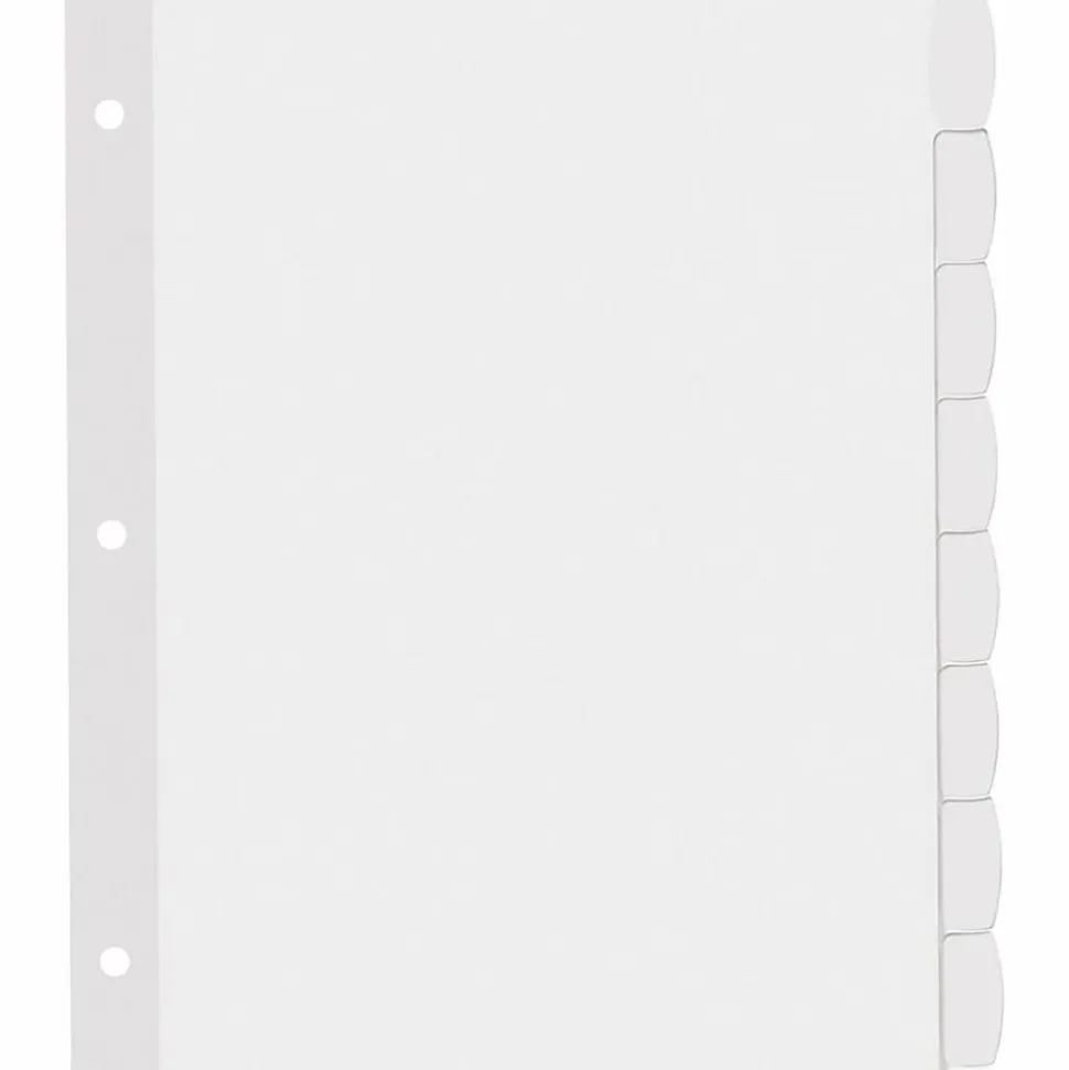 Avery® Big Tab™ Printable Label Dividers, Easy Peel®, 8 Tabs, Pack Of 20 Sets