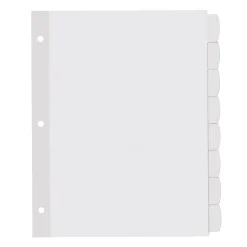Avery® Big Tab™ Printable Label Dividers, Easy Peel®, 8 Tabs, Pack Of 20 Sets