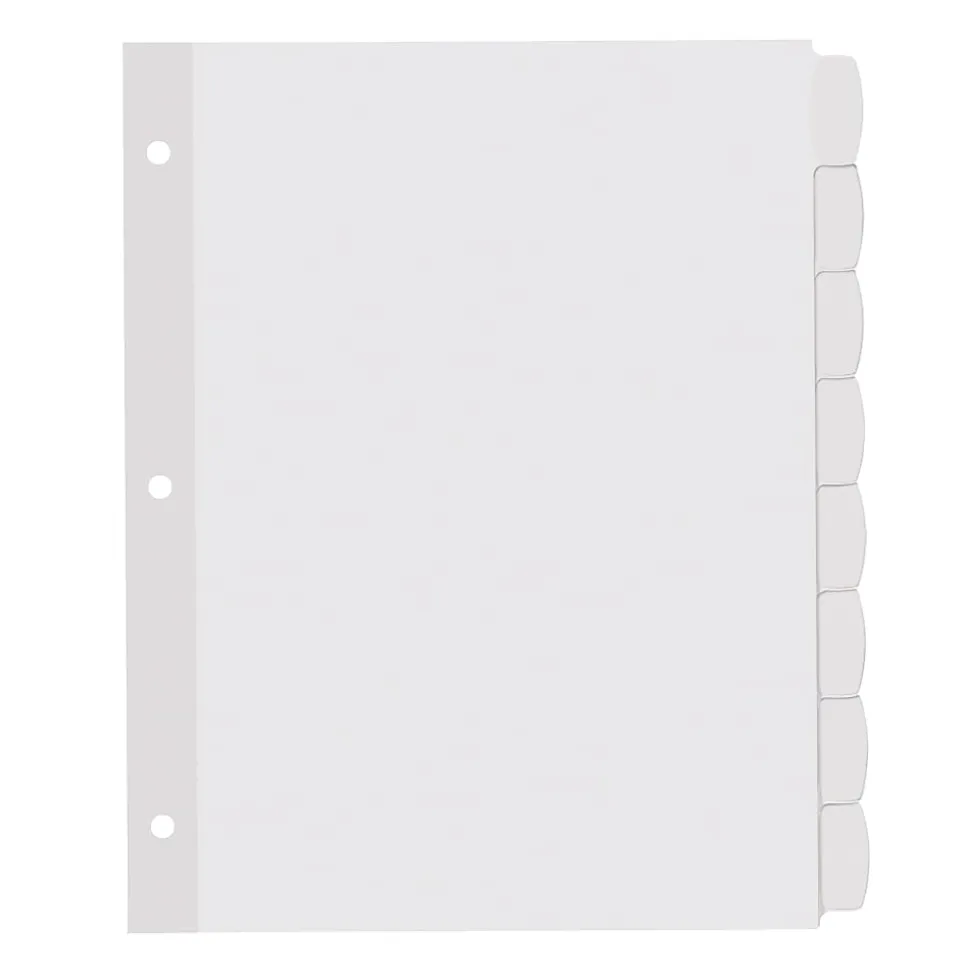Avery® Big Tab™ Printable Label Dividers, Easy Peel®, 8 Tabs, Pack Of 20 Sets
