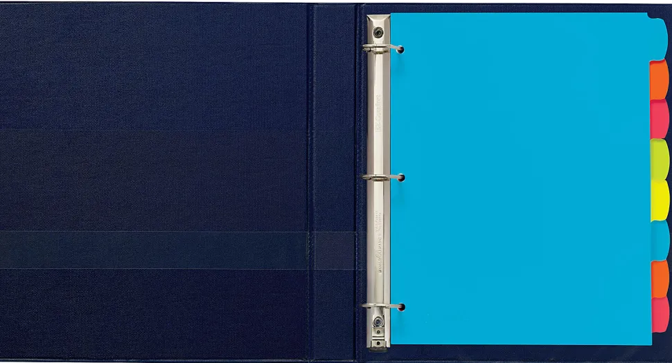 Avery® Big Tab™ Write & Erase Durable Plastic Dividers, 8 1/2" x 11", Multicolor Brights, 8-Tab