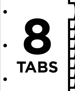 Avery® Big Tab™ Write & Erase Durable Plastic Dividers, 8 1/2