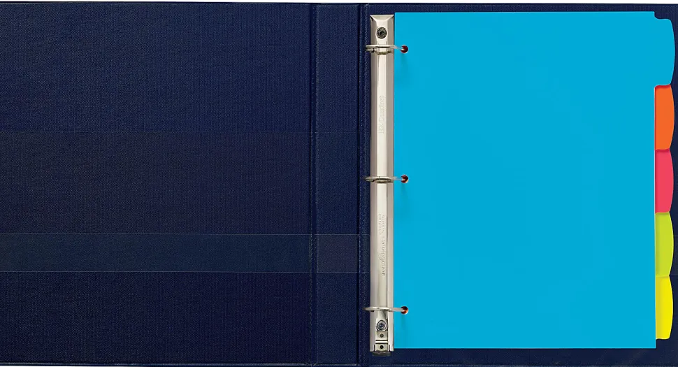 Avery® Big Tab™ Write & Erase Durable Plastic Dividers, 8 1/2" x 11", Multicolor Brights, 5-Tab