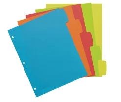 Avery® Big Tab™ Write & Erase Durable Plastic Dividers, 8 1/2