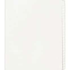 Avery® Blank Tab Legal Exhibit Dividers, 8 1/2 x 11, White Unlaminated Tabs, Pack Of 25, Standard Collated