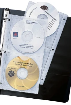 Avery® CD Sheet-Protector Pages, Clear, Pack Of 5